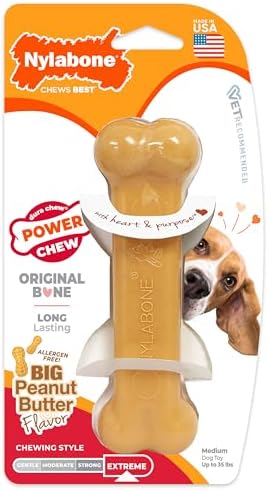 Nylabone Power Chew Classic Bone Chew Toy by Nylabone