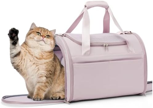 Cat Carrier Soft, Pet Dog Carrier Soft-Sided Airline Approved by WEPLAN