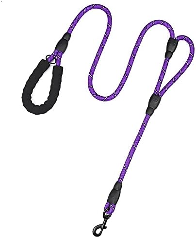 PLUTUS PET Rope Dog Leash 6ft Long, Traffic Padded Two Handle, Heavy Duty by PLUTUSPET