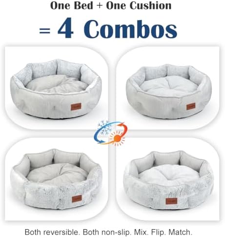 Small Dog Bed for Small Dogs, Cat Bed for Indoor Cats, Cooling Pet Bed for Puppy - Image 5