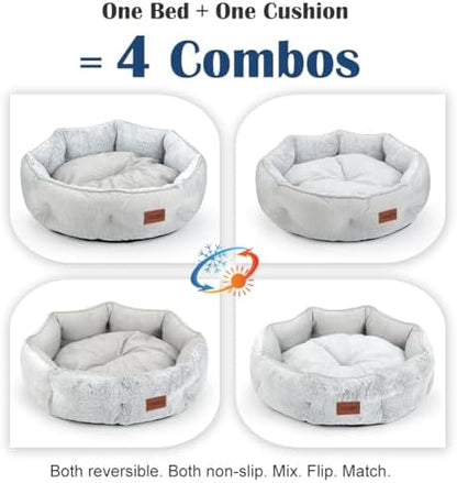 Small Dog Bed for Small Dogs, Cat Bed for Indoor Cats, Cooling Pet Bed for Puppy - Image 5