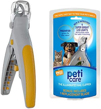 PetiCare Illuminated Dog & Cat Nail Clipper by PetsKnowBest