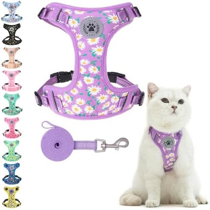 BEAUTYZOO Cat Harness and Leash Set, Escape Proof and Adjustable by BEAUTYZOO