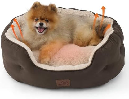 Bedsure Small Dog Bed Washable, Round Cat Beds by BEDSURE