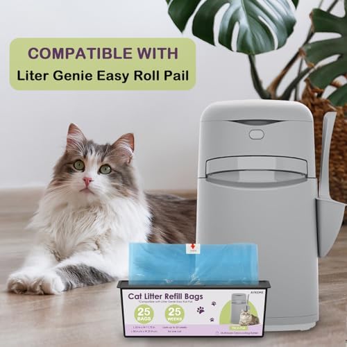 100 Cat Litter Refill Roll Bags Compatible - Image 2