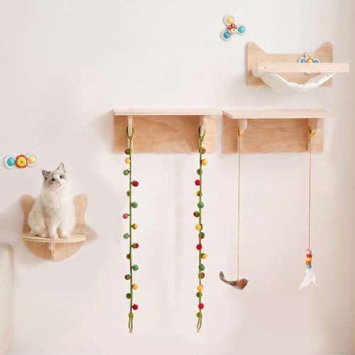 Cat Wall Shelves，Modern Cat Wall Furniture by Unknown
