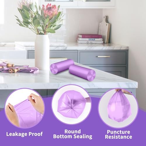 1.2 Gallon Bathroom Trash Bags Durable Tear-Resistant - Image 2