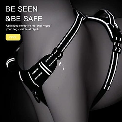 HEELE Dog Harness, No Pull Adjustable Padded Reflective Harness - Image 4