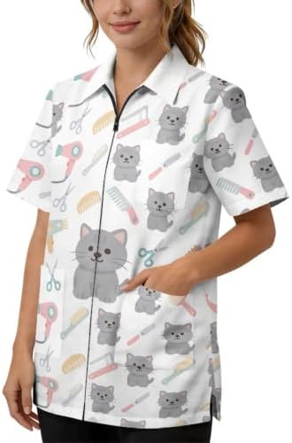 Professional Grooming Smock Unisex, Water Resistant Anti-Static by Unknown