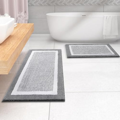 OLANLY Large Bathroom Rugs 40x24, Soft Absorbent Microfiber Bath Rugs - Image 7