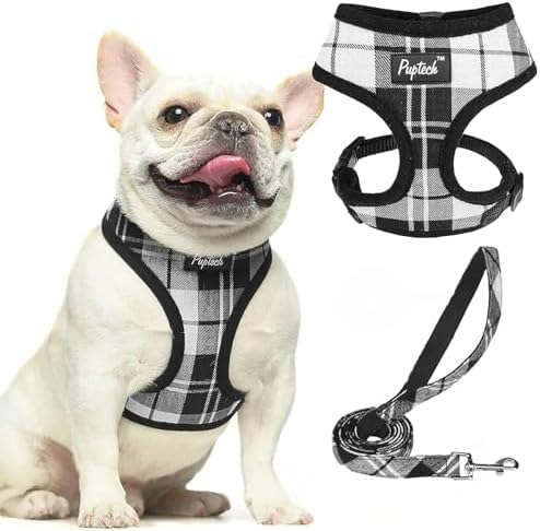 PUPTECK Small Dog Harness and Leash Set No Pull by PUPTECK