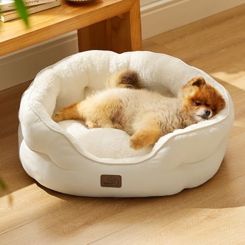 Bedsure Small Dog Bed Washable, Round Cat Beds - Image 7