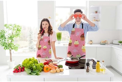 Gingham Plaid Kitchen Apron Bib Apron - Image 2