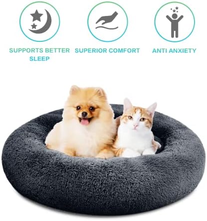SAVFOX 45 inches Calming Donut Dog Bed - Image 3