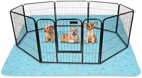 Sunheir Washable Pee Pads for Dogs 72"x72", Extra Large Reusable Puppy Pads Pet by SUNHEIR