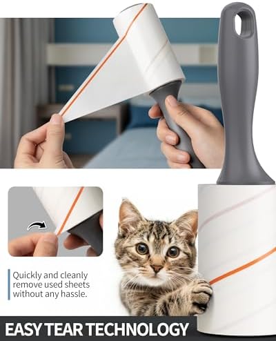 MR.SIGA Extra Sticky Lint Roller Pet Hair Remover - Image 3