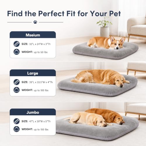 Magic Dog Super Soft Medium Dog Bed, 32 Inches Orthopedic Foam Pet Beds - Image 6