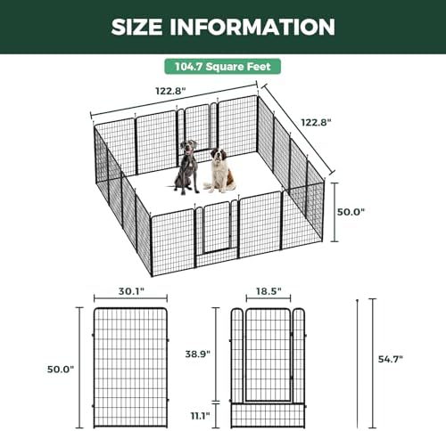 FXW Rollick Dog Playpen, Yard & RV Camping, 16 Panels - Image 6