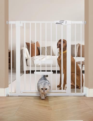 Babelio 36" Tall Pet Gate with Cat Door, CatPrivilege II by BABELIO