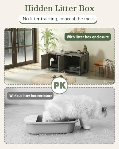 SETVSON Cat Litter Box Enclosure - Image 4