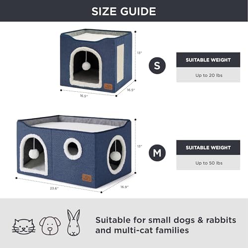 Bedsure Extra Wide Cat House Bed - Image 6