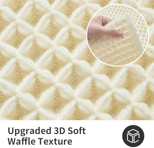ILANGO Upgraded Waffle Bath Rug 24x54, Super Absorbent Non Slip Bath Mat - Image 5
