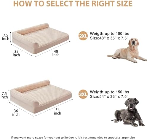 BFPETHOME Orthopedic Washable Dog Bed, Sleeping Couch - Image 5