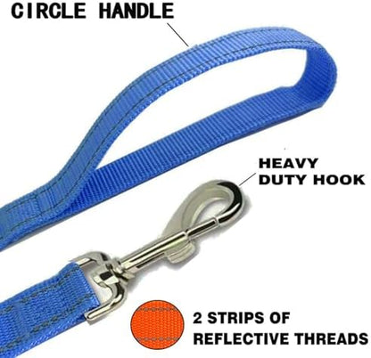 Reflective Dog Leash 6FT Long, 5/8 Inch Wide, - Image 4