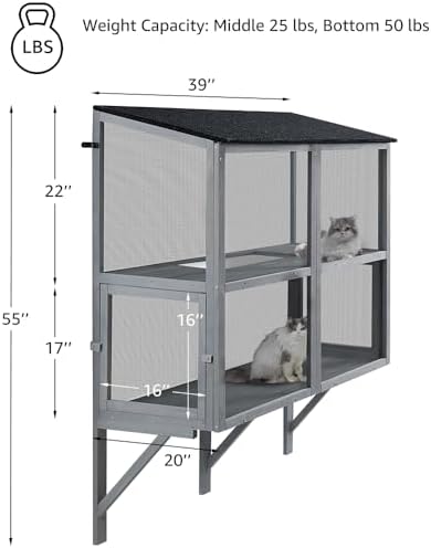 beeNbkks Bug Proof Window Catio, Expandable Outdoor Cat Enclosure - Image 6