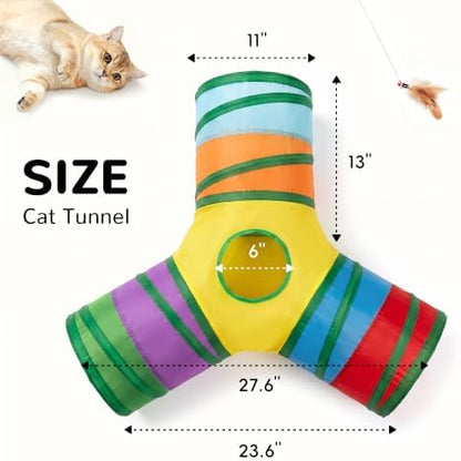 Tempcore Cat Tunnel, 3-Way Collapsible Toy - Image 4