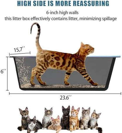Stainless Steel Cat Litter Box - Image 3