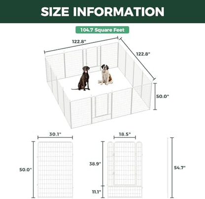 FXW Rollick Dog Playpen, Yard & RV Camping, 16 Panels - Image 6