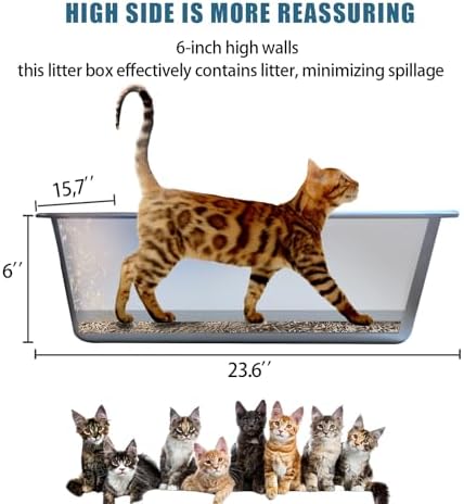 Stainless Steel Cat Litter Box - Image 2