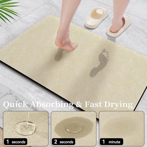 Bath Rugs 24x17-Diatomaceous Earth Stone Bath Mats - Image 3