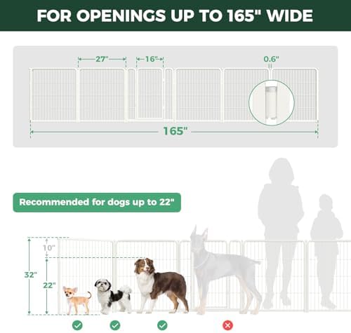 FXW Dog Gate, Extra Wide Adjustable - Image 6