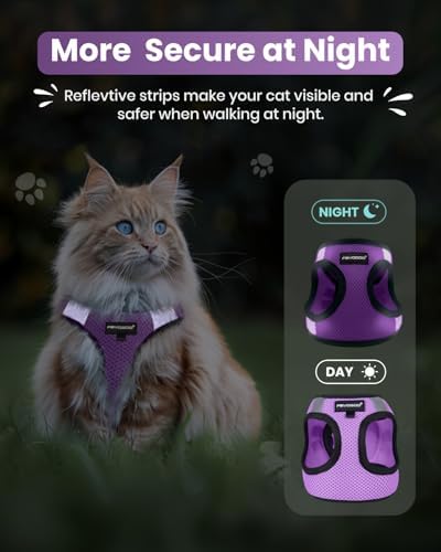 FAYOGOO Cat Harness and Leash Set, Escape-Proof Step-in Vest - Image 5