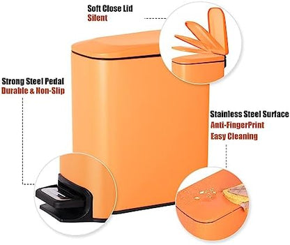 Cesun Small Bathroom Trash Can - Image 3