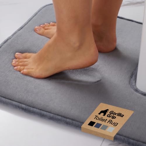 GORILLA GRIP® Memory Foam Toilet Rug by GorillaGrip