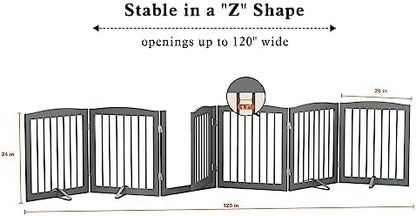 PUPETPO Freestanding Pet Gates - Image 6