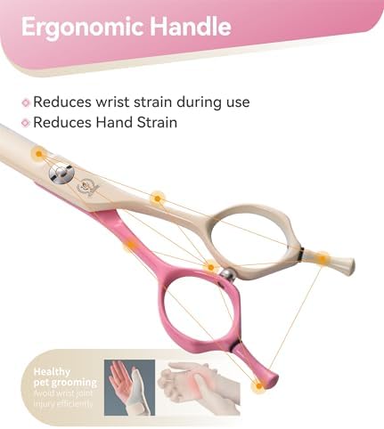 Curved Dog Grooming Scissors - Image 3