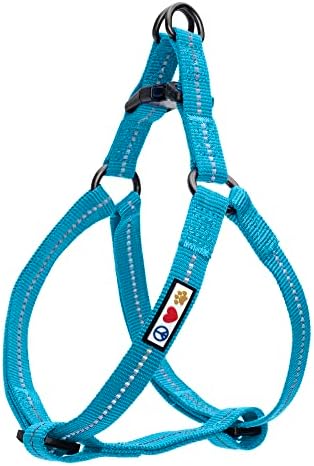 Pawtitas Recycled Reflective Step-in Dog Harness – Adjustable No-Pull Vest by Pawtitas