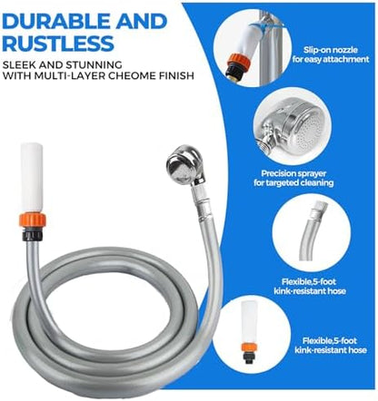 Slip-On Faucet Sprayer Hoses:Dog Bath - Image 5