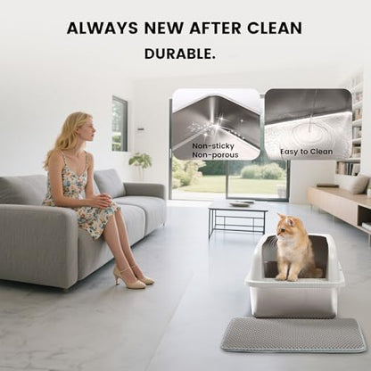Stainless Steel XL Cat Litter Box - Image 5