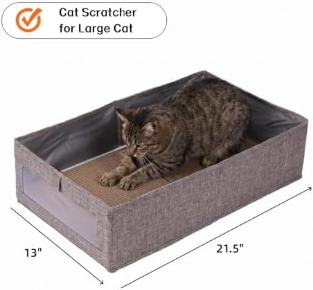 SHENGOCASE 13x21.5 Inch Extra Large, Reversible Scratching Board Cardboard - Image 2