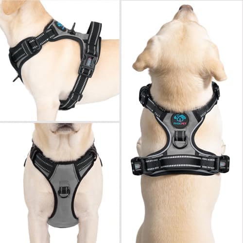 PHOEPET No Pull Dog Harness Medium Reflective Front Clip Vest - Image 2