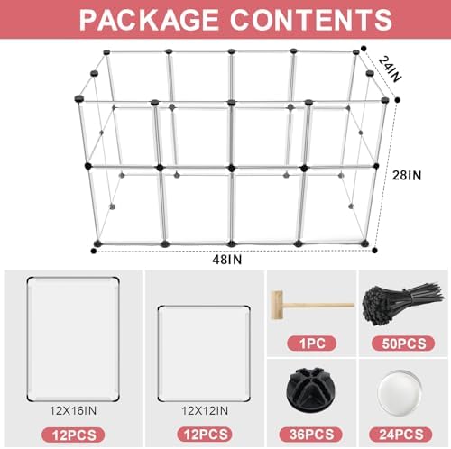 VISCOO 24 Panels Small Animals Playpen - Image 2