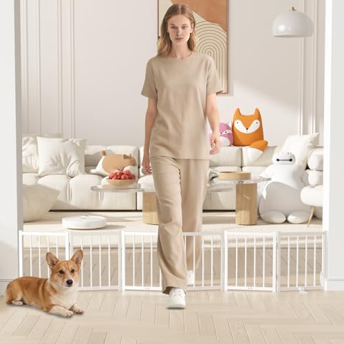 Snuowu 16" Freestanding Short Dog Gate by SNUOWU