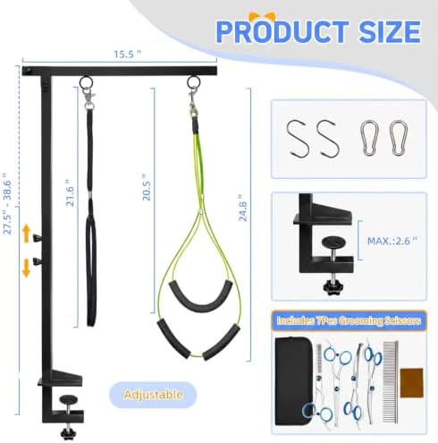 Foldable Dog Grooming Arm for Table - Image 2