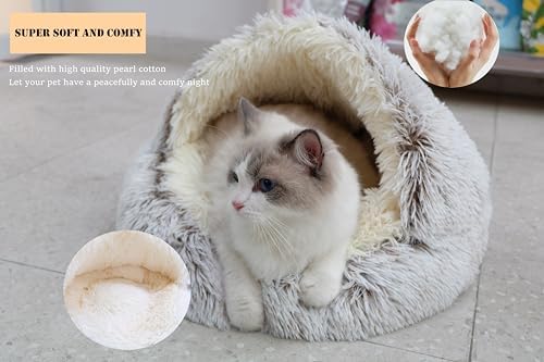 ZaneSun Calming Round Dog Beds &Cat Cave Bed - Image 3