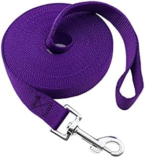 Nylon Training Dog Leash for Small Medium Large Dogs, 15ft 20ft 30ft 50ft Long by FancyCorgi